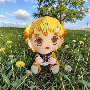 Demon Slayer Zenitsu Agatsuma Plush Stuffed Anime Manga Figure Toy Gift